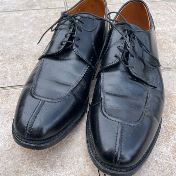 Allen Edmonds Hancock Leather Lace Up Dress Shoes Black Mens - Picture 4 of 15
